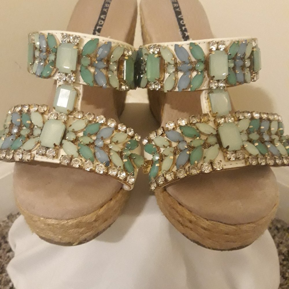 Very Volatile Wedge Sandles- Size 9